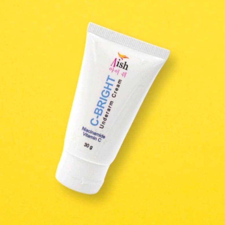AISH UNDERARM CREAM C-BRIGHT MENCERAHKAN AREA GELAP SIKU KETIAK LEHER SELANGKANGAN