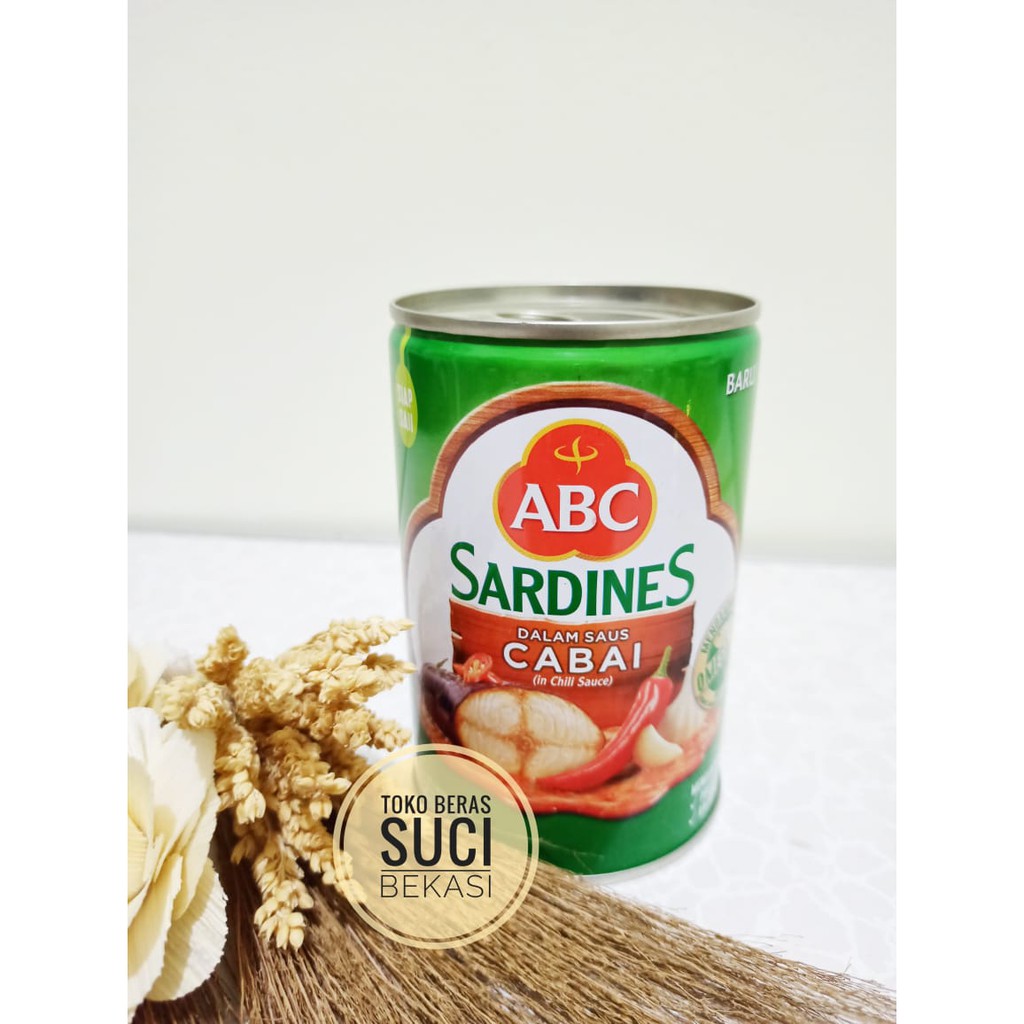 

SARDEN ABC 425gr SAUS CABAI EKSTRA PEDAS SARDINES IKAN KALENG