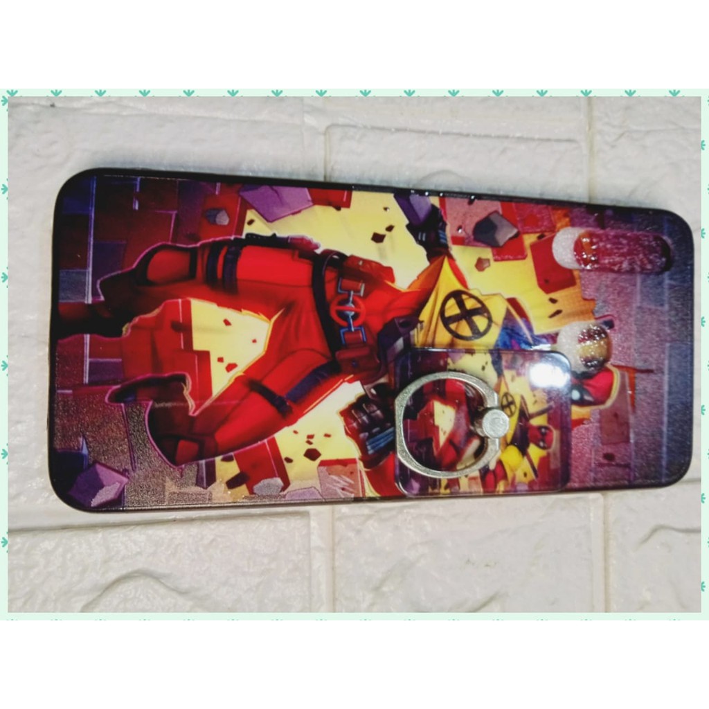 CASE POP SOCET SAMSUNG GALAXY AA20 MOTIF KARTUN ROBOT SEPIDERMAAN HULK HIJAU ROBOT  IRO