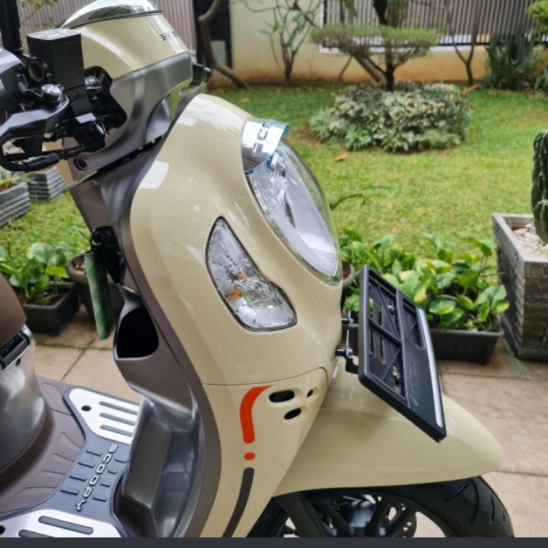 Topi Pet Scoopy 2021 - 2024 front rear pet lamp - topi pet lampu depan belakang