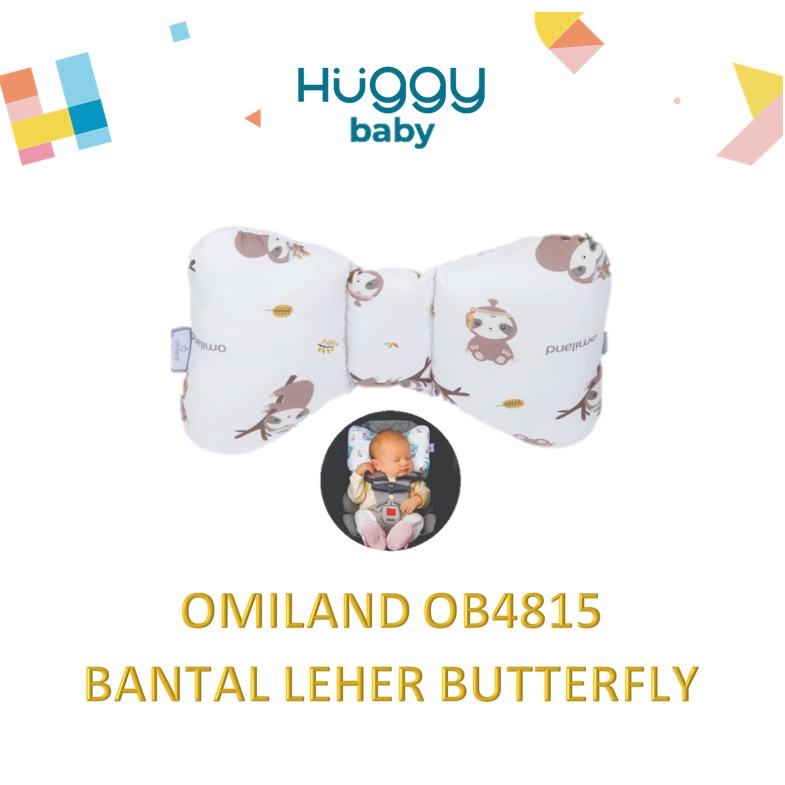 Omiland OB4815 Bantal Leher Butterfly Bayi SLOTH Series