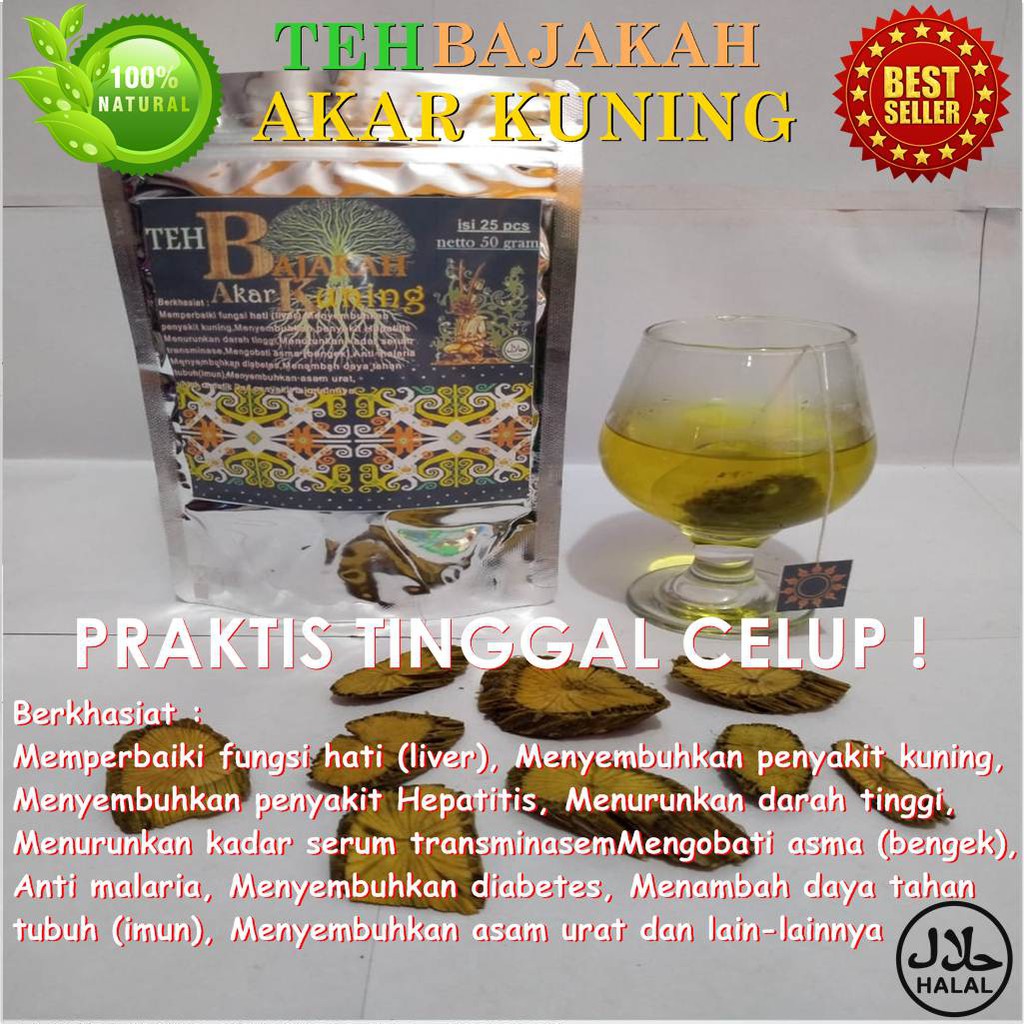 

TEH AKAR KUNING ASLI KALIMANTAN TERMURAH ISI 25pcs Perbungkus