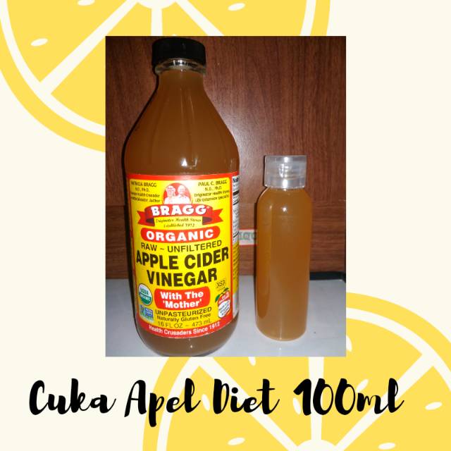 Bragg Pure Apple Cider Vinegar 100ml Cuka Apel Asli Shopee Indonesia