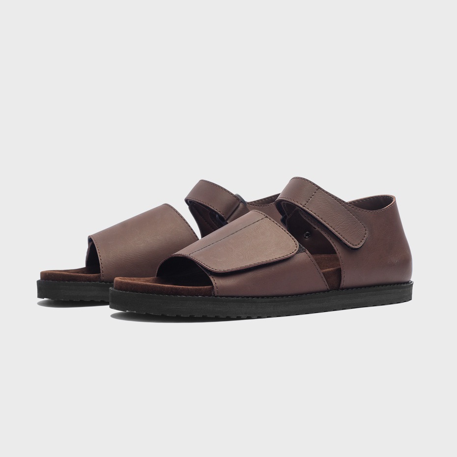 RORIN BROWN |ManNeedMe x GFLAMES| Sandal Jepit Pria Casual Sendal Slide ORIGINAL