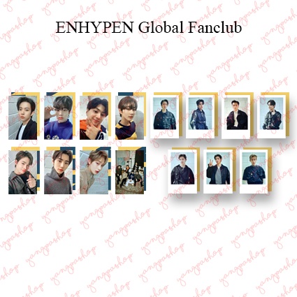 [READY / SET] ENHYPEN FANCLUB GLOBAL PHOTOCARD FAN MADE UNOFFICIAL YANGPASHOP ENHY JAY SUNGHOON JAKE
