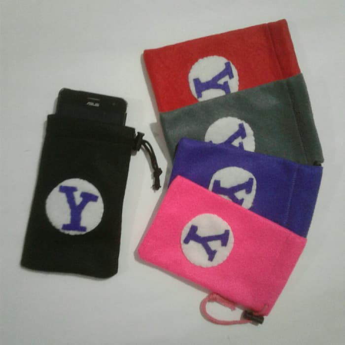 Aksesoris Sarung Cover Kantong Dompet Tempat Kartu Nama Casing HP Handphone Kacamata Medsos Yahoo