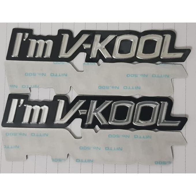

Stiker vkool metal / timbul