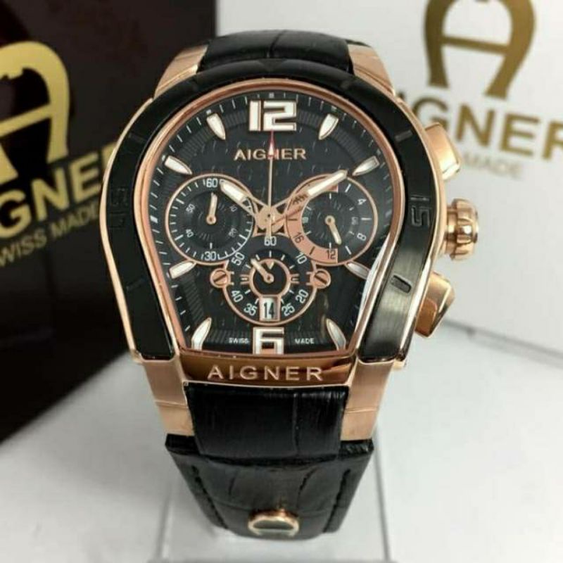 Jam Tangan Wanita Aigner Palermo Super Premium - Aigner Palermo Tali Kulit Super Premium Graden AAA