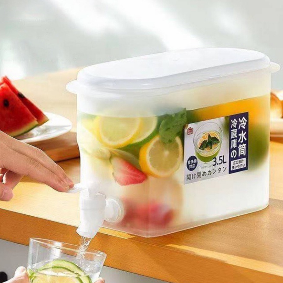 

Dispenser Kulkas Dispenser Portable Tempat Air Minum Plastik PP Aman