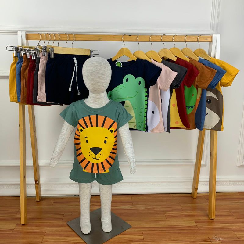 Setelan Anak Baby Tees Pineapple Kids Kaos Anak