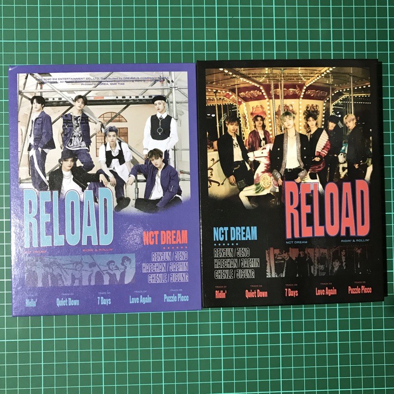 NCT DREAM RELOAD JAEMIN SET ROLLIN RIDIN