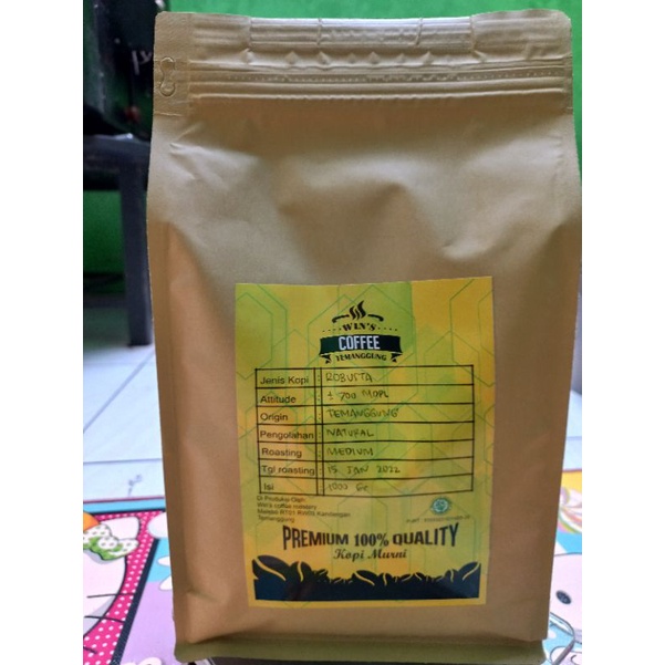 

Fine Robusta Temanggung 1 kg