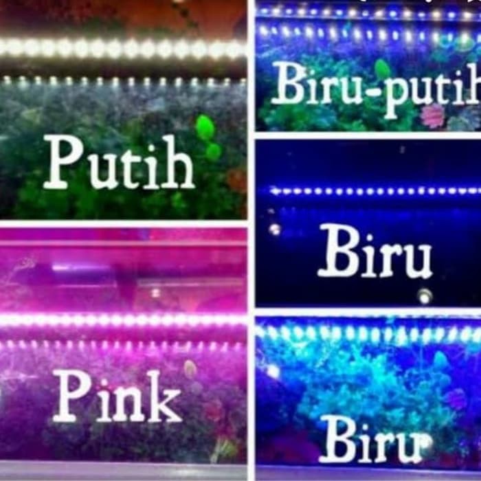 Lampu  Celup Aquarium Warna Colour LED 6W / T4-LED40***