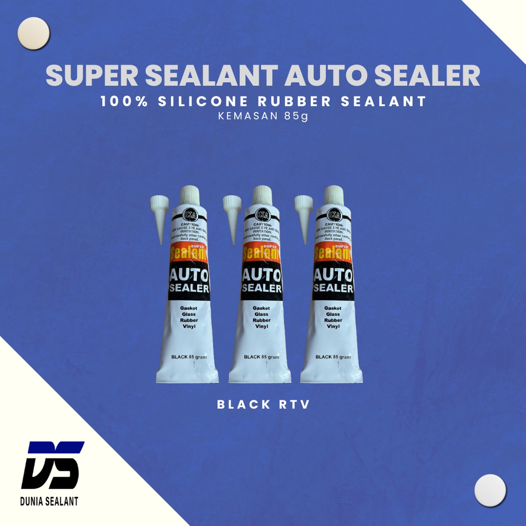 Jual Lem Gasket Super Sealant Auto Sealer Hitam RTV | Shopee Indonesia