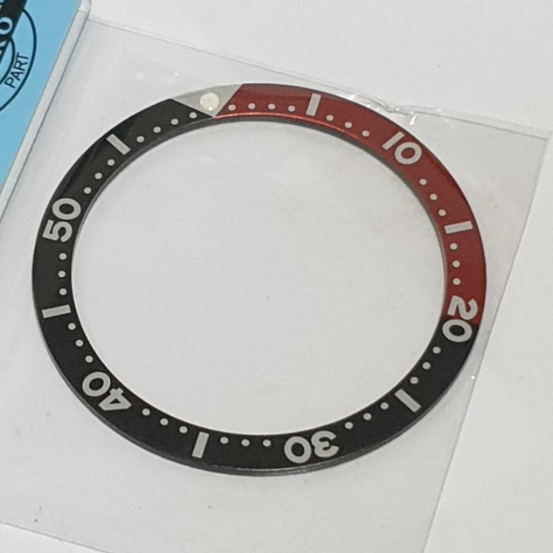 New Ring Insert Bezel Seiko Turtle 39mm Coke Hitam Merah.