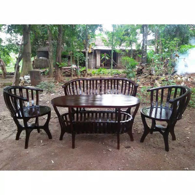 set kursi mangkok murah kayu jati meubel jepara