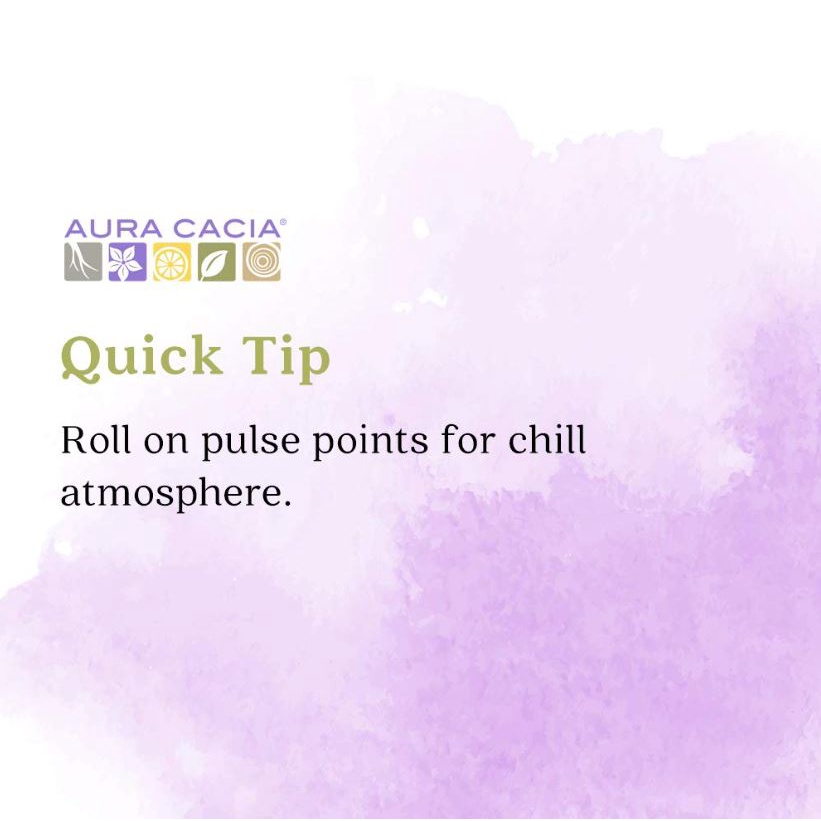 Aura Cacia Chill Pill Calming 9,2 ml Minyak Essential Roll On Bantu Menenangkan Pikiran Relaksasi ORI USA