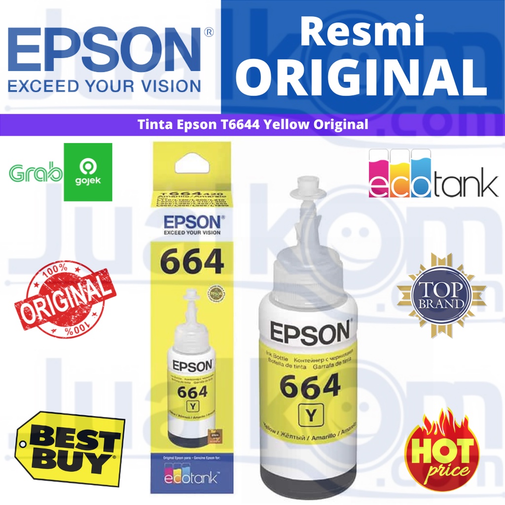 Tinta Epson T6644 Yellow Original