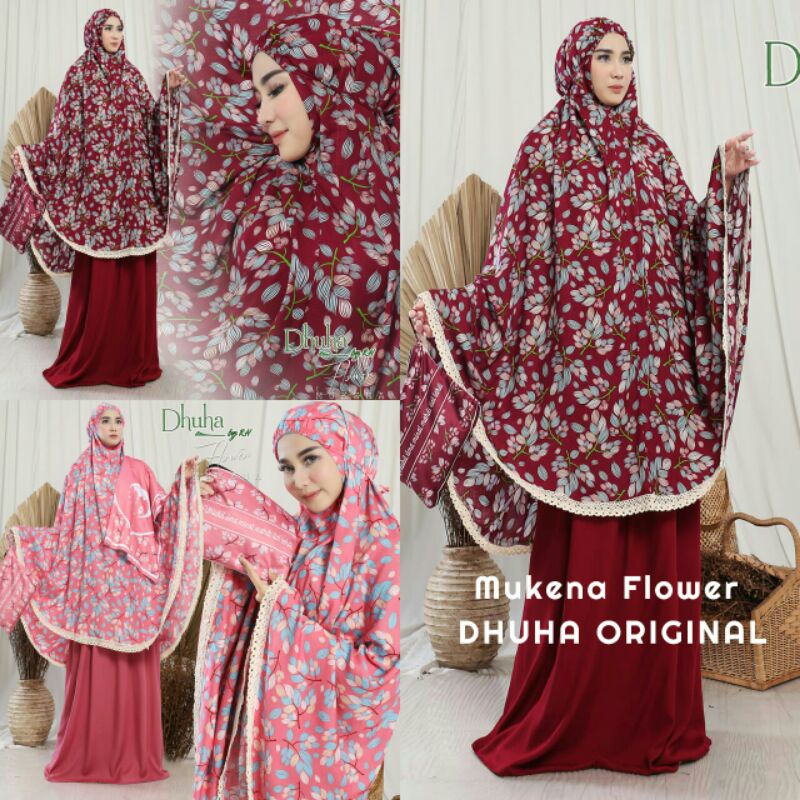 MUKENA DHUHA FLOWER BY DHUHA ORIGINAL