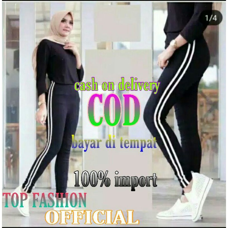 Legging List 2 Import Tebal Legging