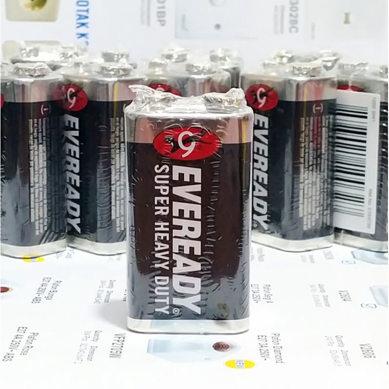 Baterai Kotak / Baterai Petak EVEREADY / Baterai 9V / 6F22