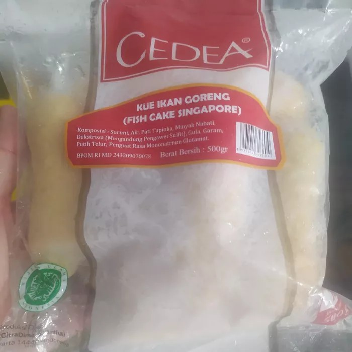 

CEDEA fish cake singapore kue ikan goreng 500gr murah HALAL fish cake