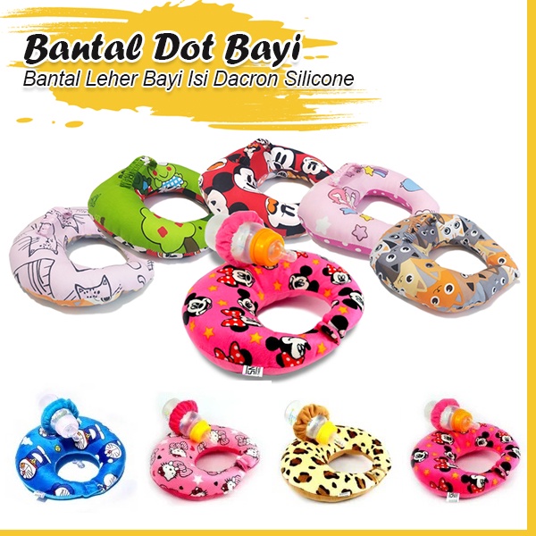 Bantal Dot Susu Bayi Bantal Penyangga Dot Bayi Murah Motif Karakter