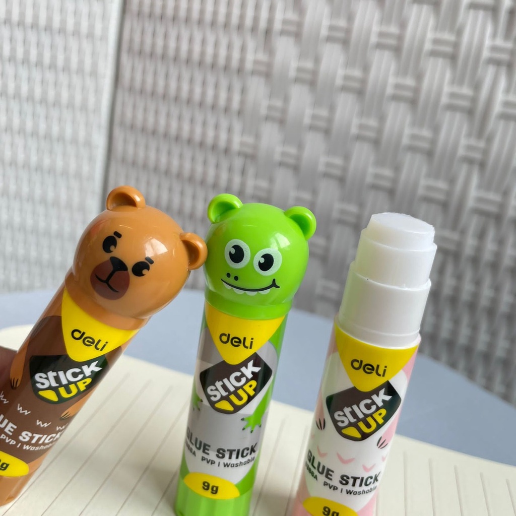 LEM STICK DELI MODEL ANIMALS BERUANG KATAK KOALA PINK GLUE STICK MURAH BENTUK BINATANG IMUT LUCU STATIONARY UNIK BEST PREMIUM QUALITY