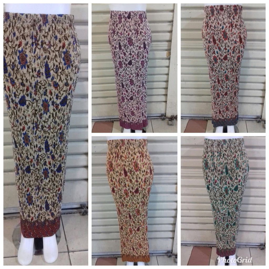 SB Collection Rok  Jumbo  Amalia Maxi Plisket Batik  Wanita 