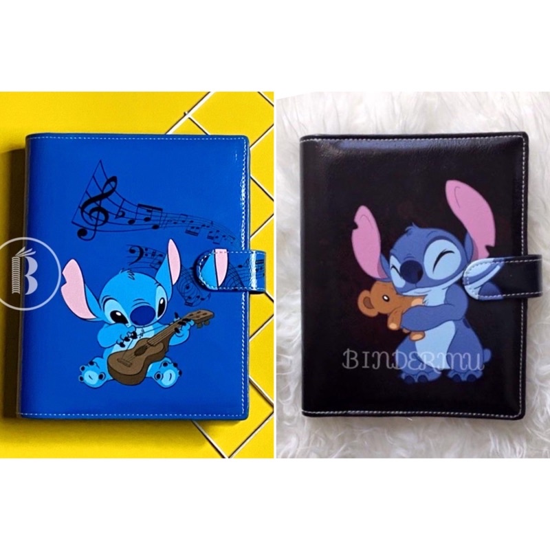 

Bindermu READY Motif Stitch Edition Printing Kulit Multiring 20ring A5 26ring B5 Binder Kuliah sekolah agenda rapat planner