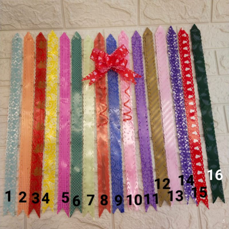 

PITA TARIK//PITA SERUT 30mm MOTIF// PITA SOUVENIR 1 PAK ISI 10pcs