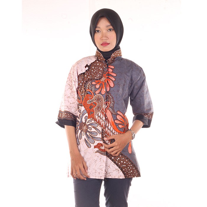 Blus Batik I Baju Batik Atasan Wanita  Riyan