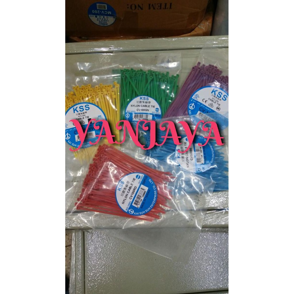kabel ties warna KSS CV 100/kabel nylon cable tie KSS CV 100 warna