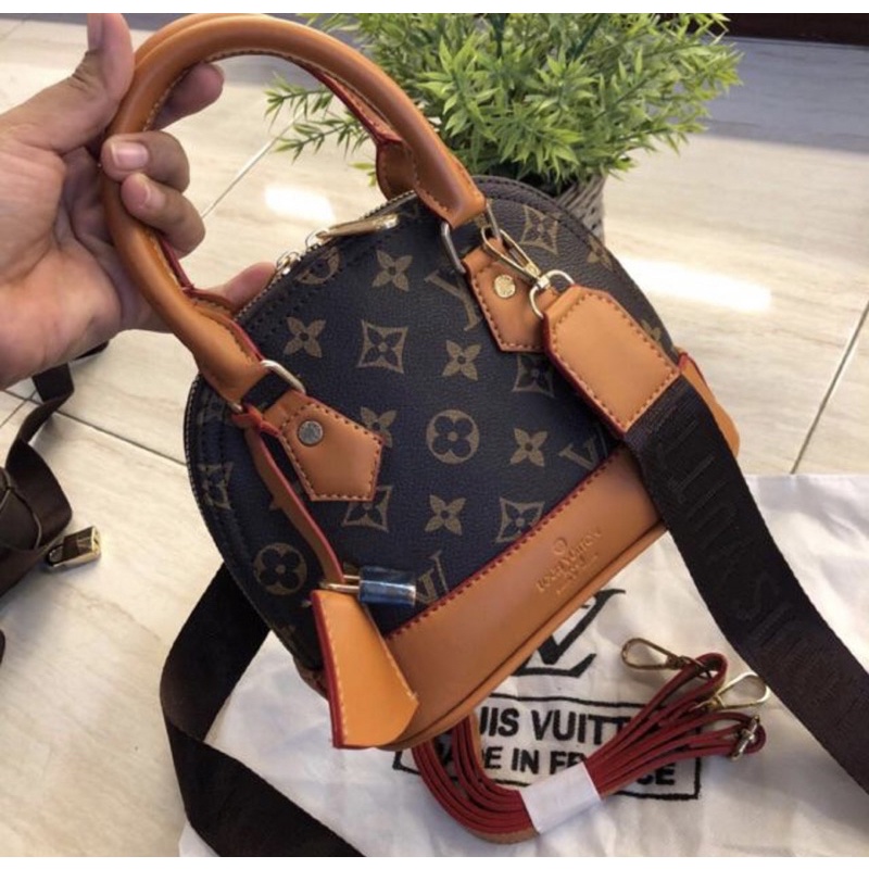 Tas LV & MK ALMA MINI (2 tali+gembok) ukuran 18x14