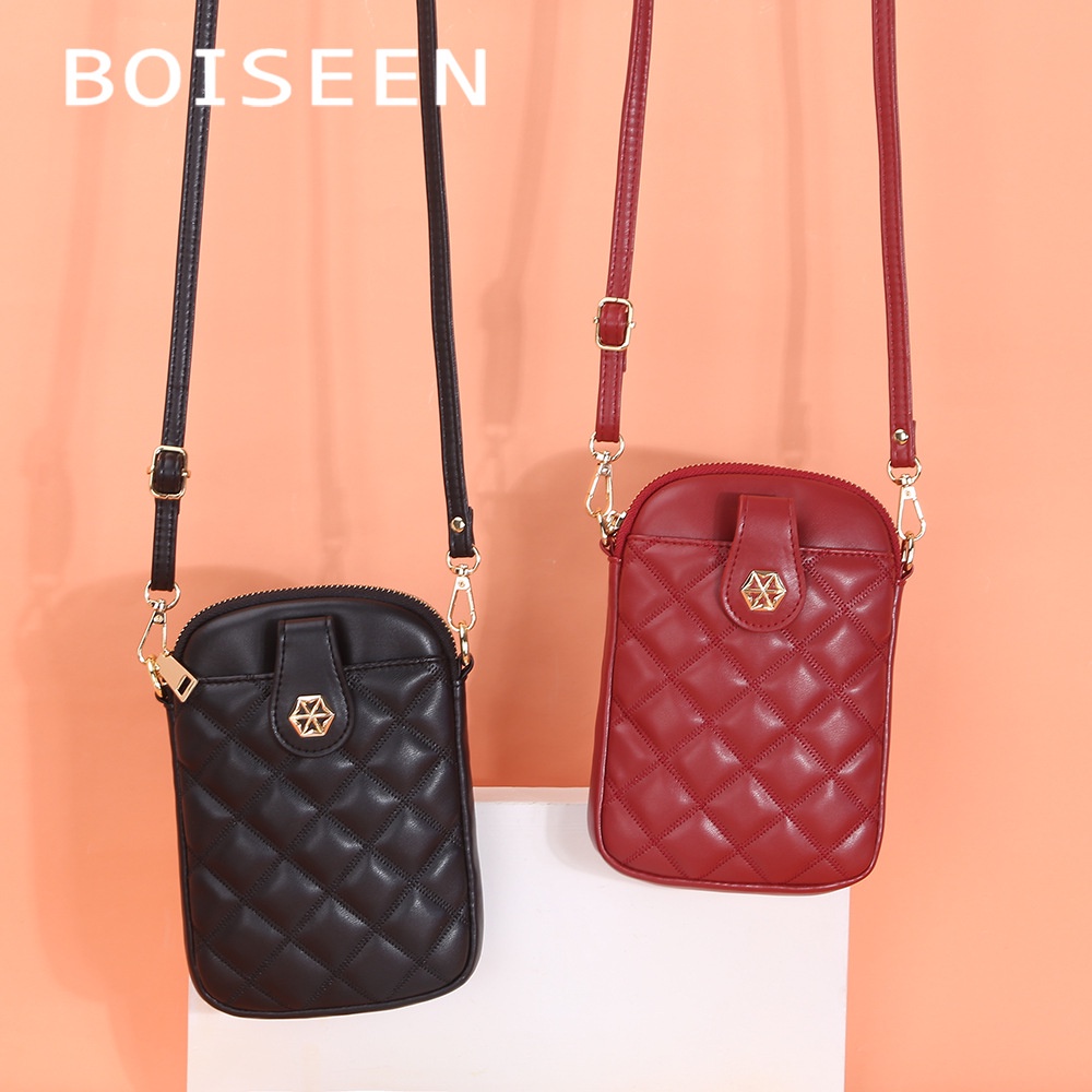 BOISEEN N1890 Tas Selempang Wanita Dompet Panjang Wanita Dompet Handphone Sling Bag WATCHKITE WKOS