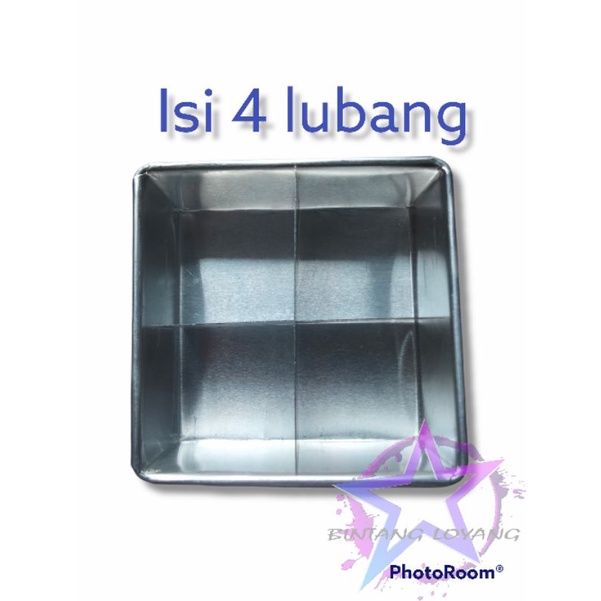 LOYANG BROWNIES SEKAT UKURAN 10X10X4 CM / LOYANG SEKAT MINI / LOYANG ROTI UNYIL