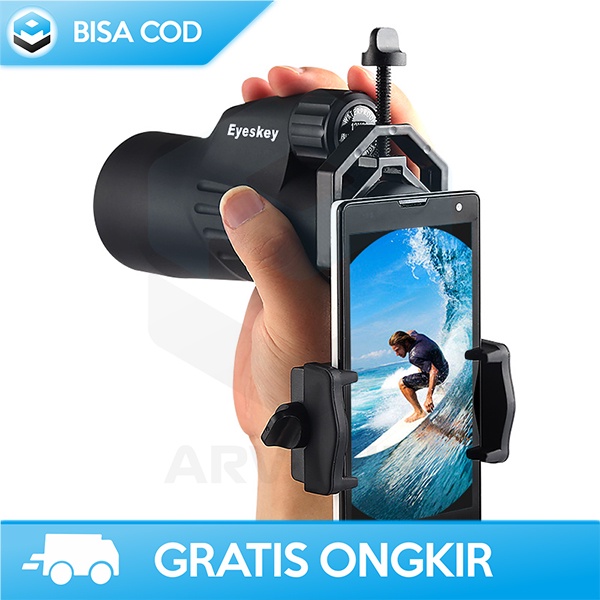 SMARTPHONE HOLDER TEROPONG BINOCULAR TAFFSTUDIO MONOCULAR TELESCOP CM4