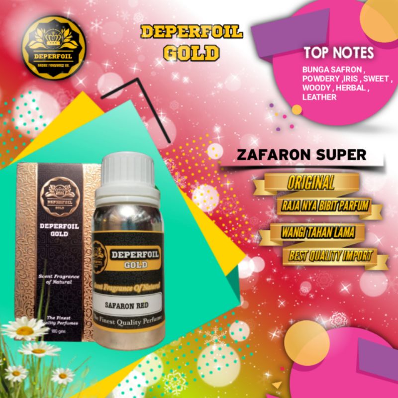 Parfum ZAFARON MERAH SUPER - Biang Parfum Zafaron Red Non alkohol