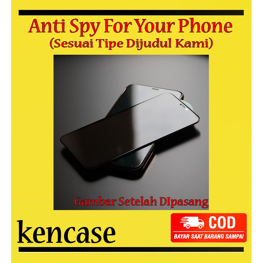 Anti Spy Tempered Glass Redmi 9a 9 9c Privacy Glass