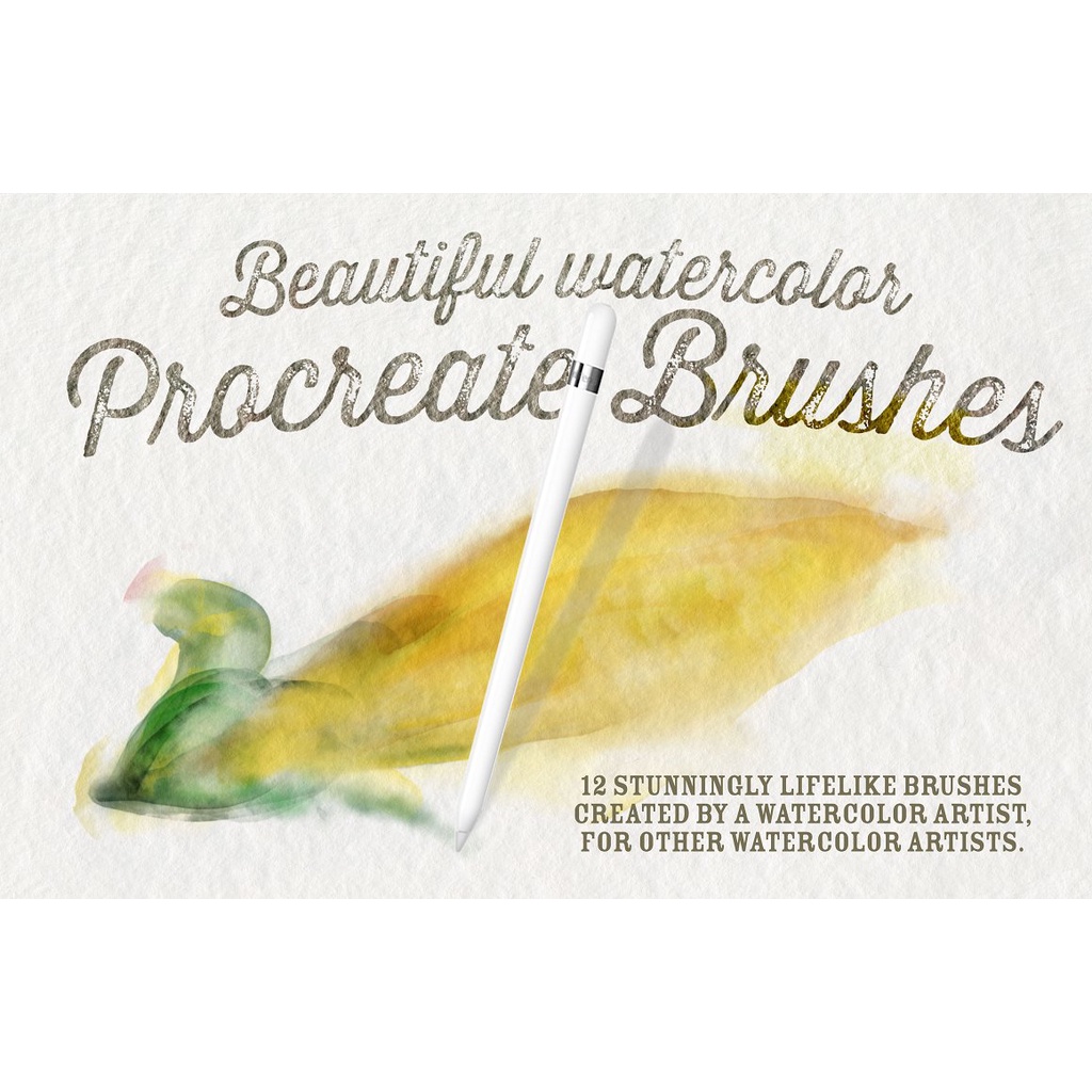 Procreate Brush - Best Beautiful Watercolor Brushes for Procreate