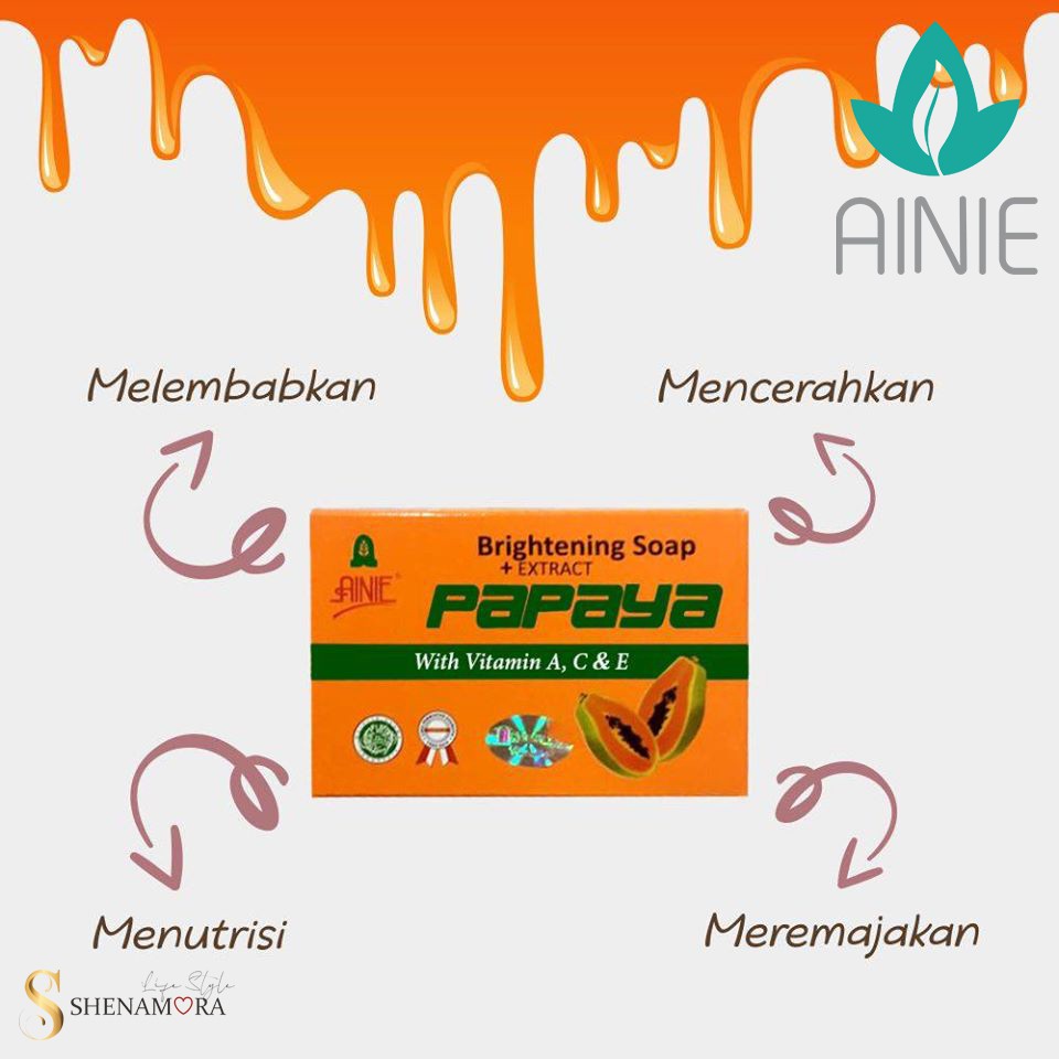 Ainie Sabun Papaya Vitamin A, C &amp; E | 70 Gr