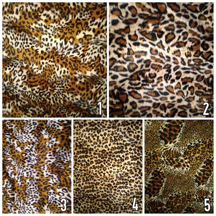 Kain Bulu Beludru Motif Bulu Hewan / Bulu Macan (Sofa- Kursi- Jok) ~ krs126