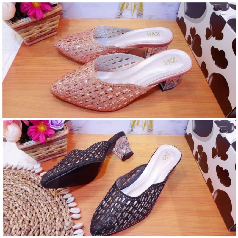 heels slop zara mewah 5cm