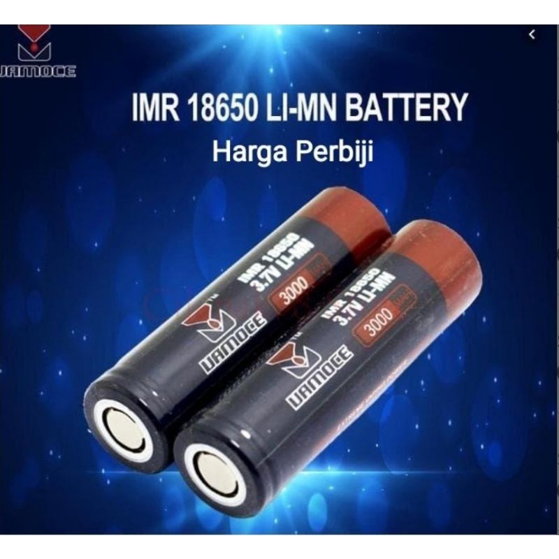 BATERAI VAMOCE 40A AUTHENTIC 3000MAH 18650