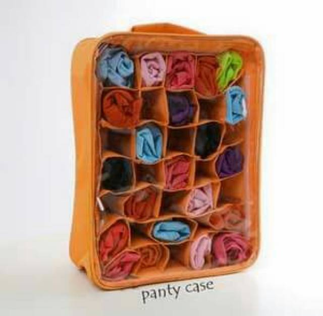 PCO (Panty Case Organizer) 1Kg= 3pcs/Storage Box Underwear/Kotak Tempat Pakaian Dalam Kaos Kaki Ciput