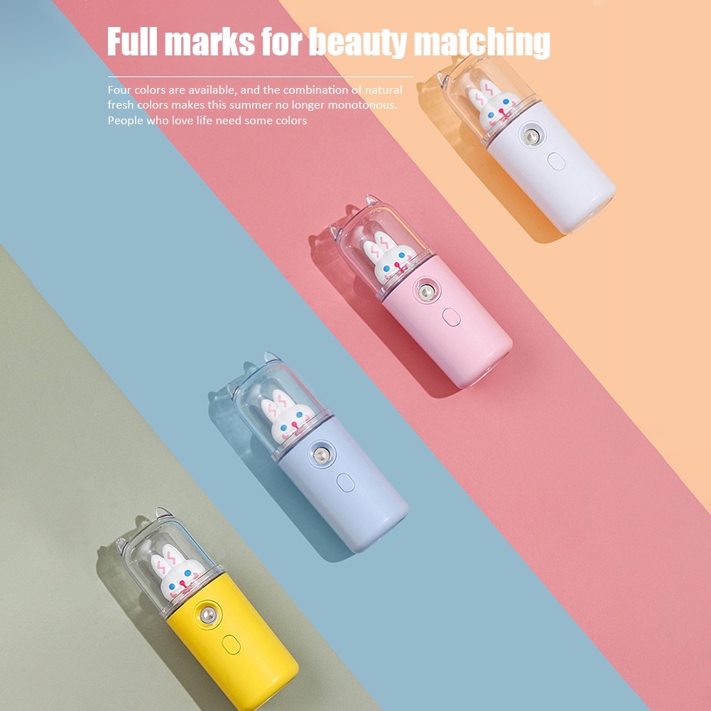 Nano spray Mini Portable USB Rechargeable Untuk Melembabkan Kulit