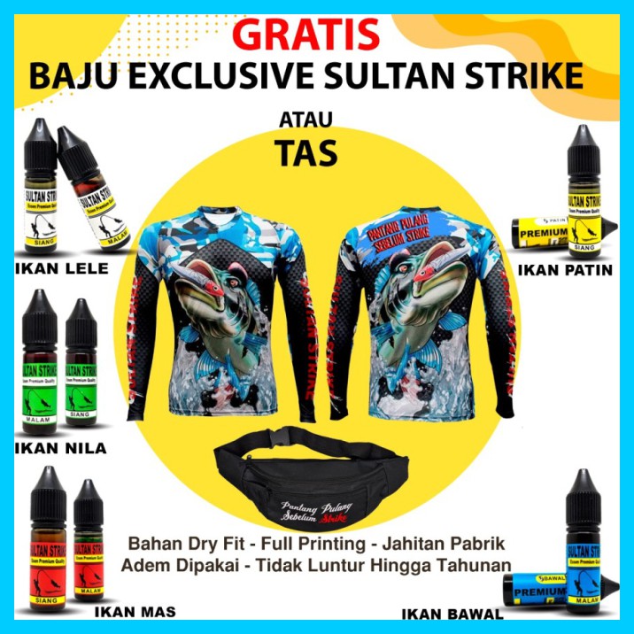 ESSEN SULTAN STRIKE UMPAN PANCING IKAN MAS,NILA,LELE,BAWAL,PATIN LOMBA MEMANCING GALATAMA & GALAPUNG