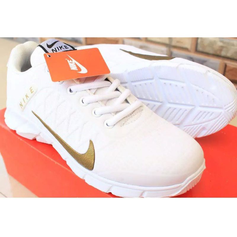 sepatu Nike gold/sepatu pria wanita/sepatu sport/sepatu jogging/sepatu murah/