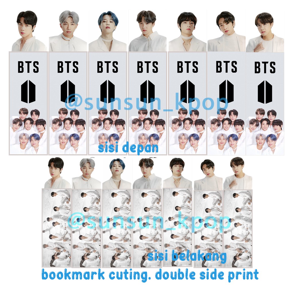 Bookmark Cutting BTS versi Tour