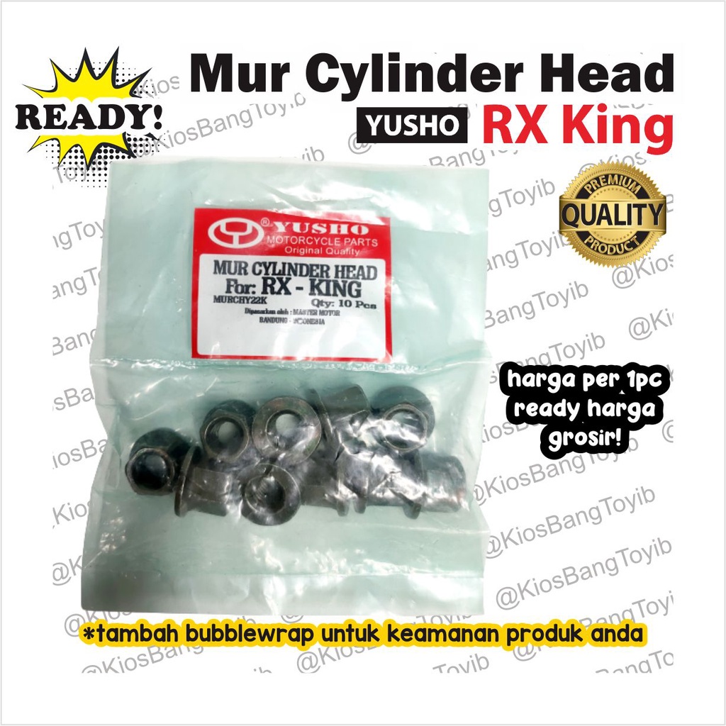 Mur Blok Block Cylinder Head Atas RXK RX King -YUSHO-